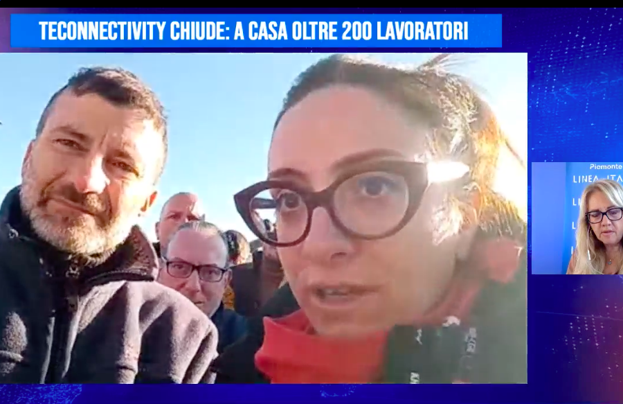 Sciopero a Te Connectivity di Collegno: oltre 200 lavoratori rischiano il posto [video]