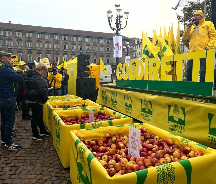 SoS frutta: gli agricoltori con 4 kg di mele comprano 1 caffè [video]