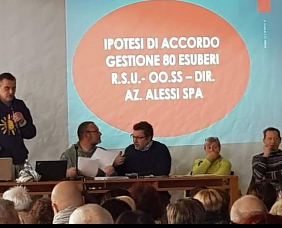 Conclusa crisi Alessi: firmata la chiusura della Cigs, a dicembre il piano industriale, 80 esuberi tutti gestiti