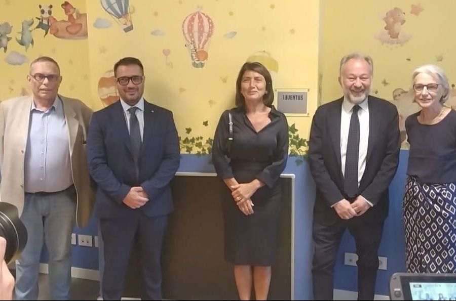 L'inaugurazione dell'area infanzia UGI, giovendi 7 settembre