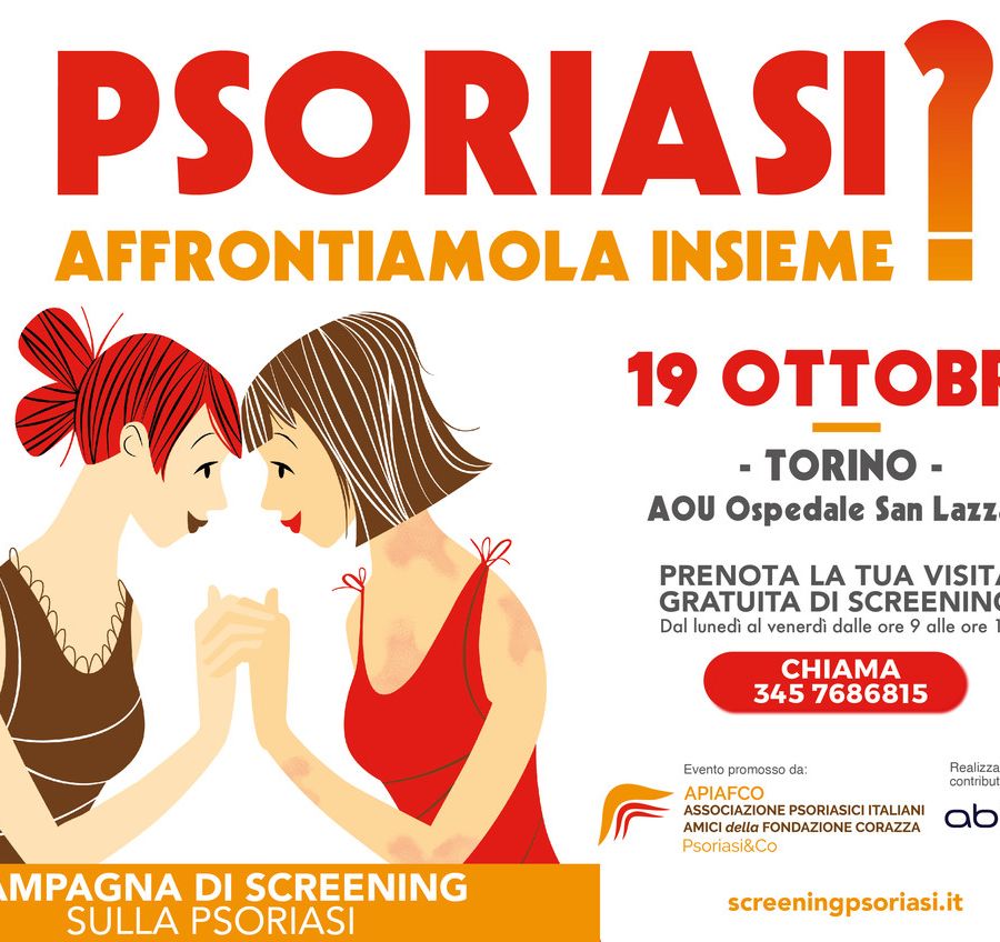 “Psoariasi? Affrontiamola insieme”. Il 19 ottobre a Torino tornano i consulti gratuiti