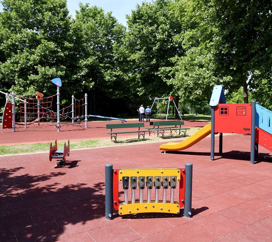 In via Calabria c'è una nuova area giochi, inclusiva e innovativa