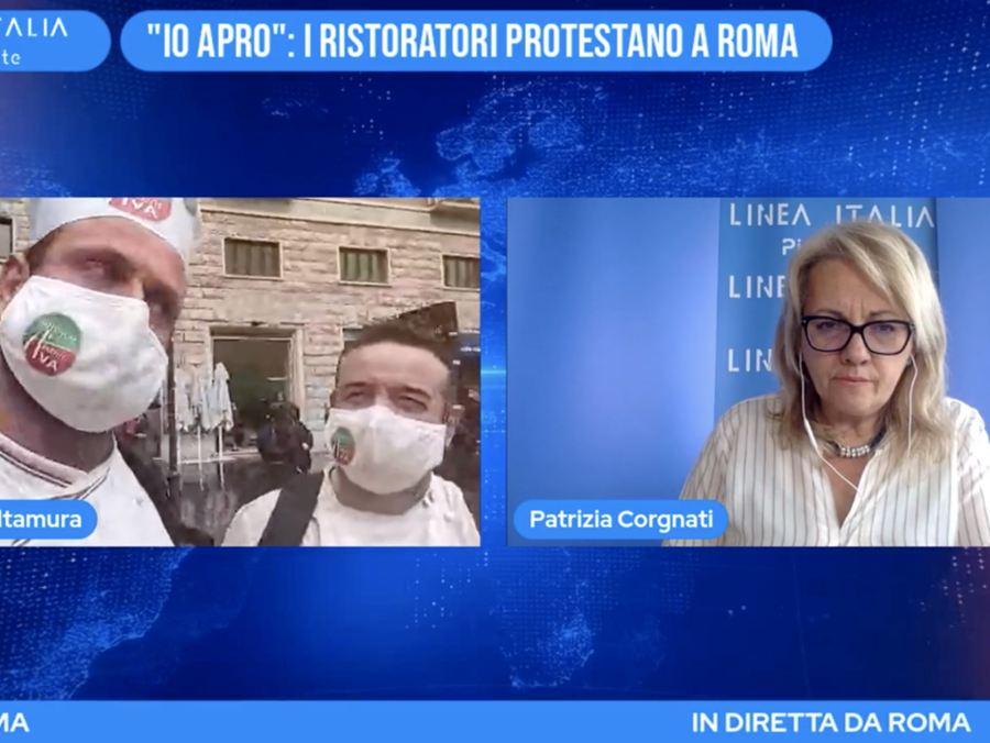&quot;Io apro&quot;: i ristoratori protestano a Roma
