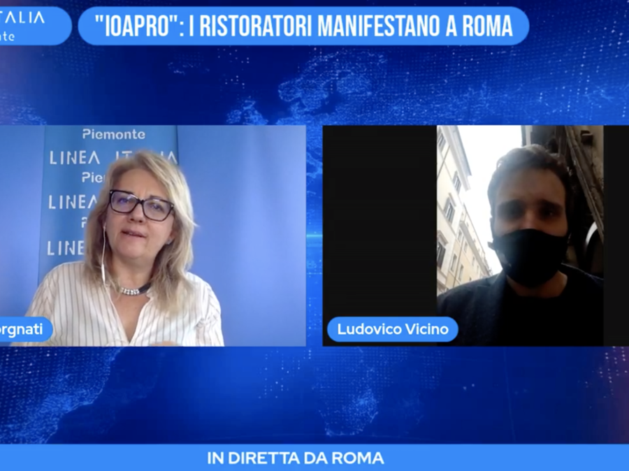 &quot;Ioapro&quot;: i ristoratori manifestano a Roma