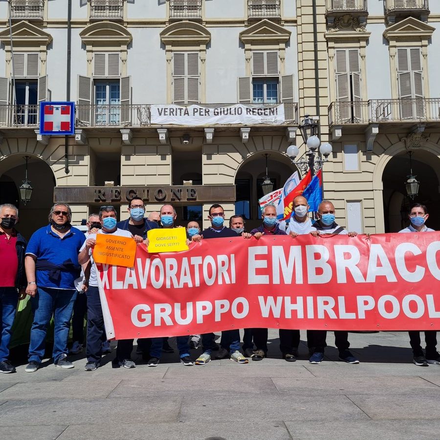Ex Embraco: martedì 14 settembre Consiglio Regionale aperto