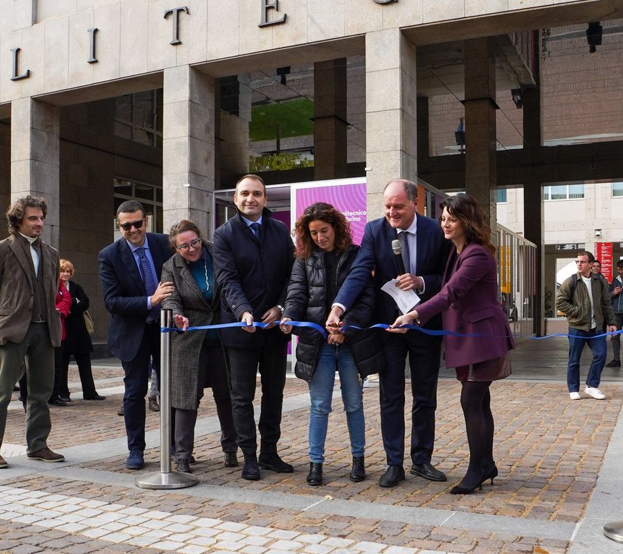 Il Poli di Torino si apre alla città: inaugurata una nuova area di fronte alla sede