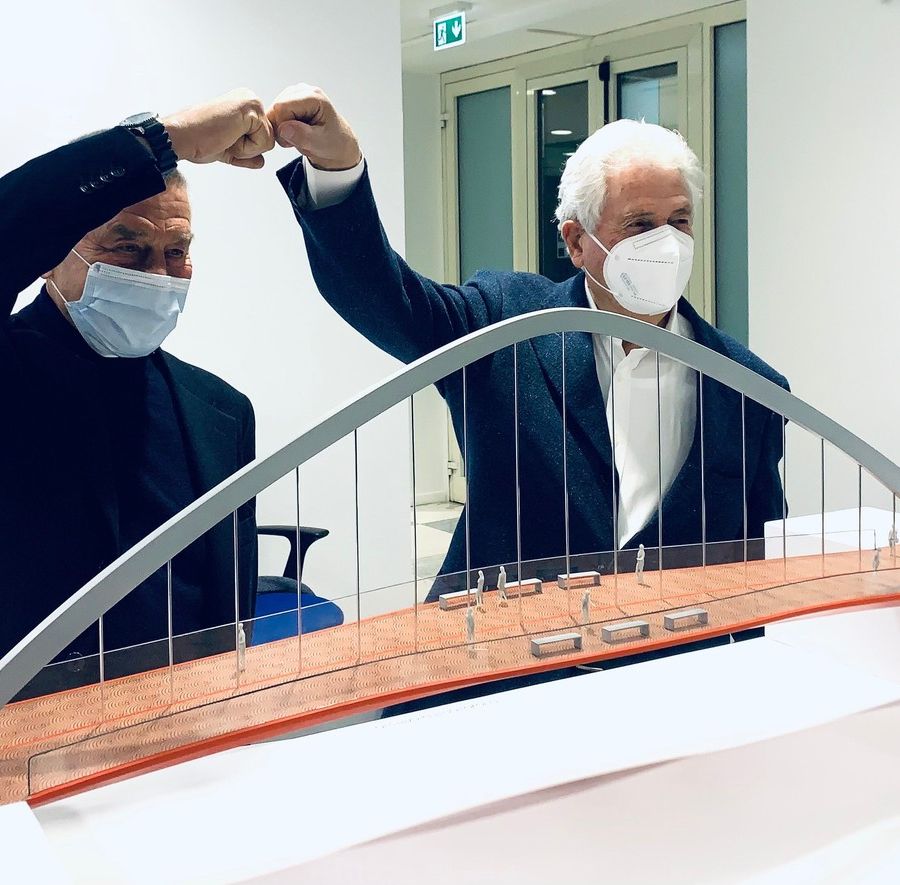 Garessio avrà un nuovo ponte, progetto di Giugiaro, gli studenti scelgono il colore
