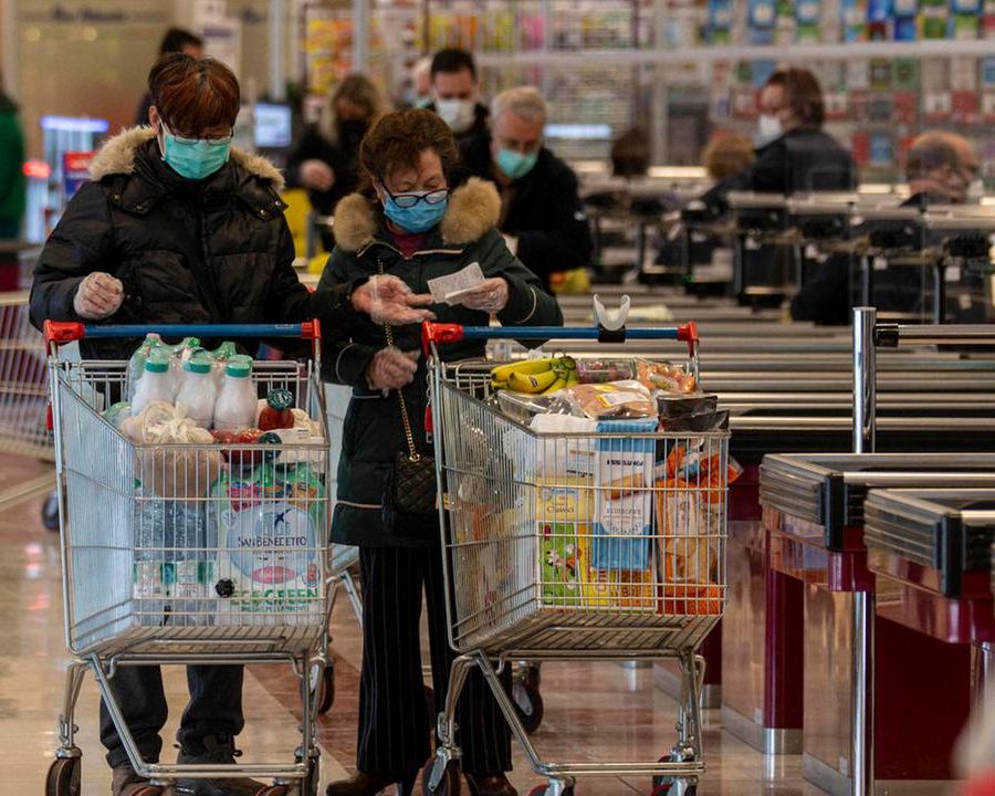 Fra i principali luoghi di contagio: i supermercati non i negozi al dettaglio
