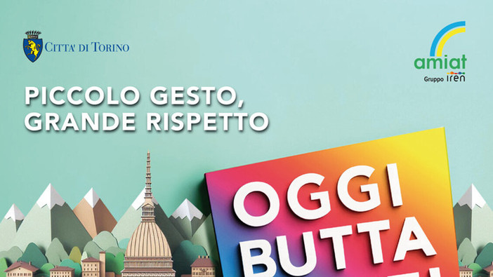 A Torino &quot;oggi butta bene&quot;, lo dicono i manifesti di Amiat