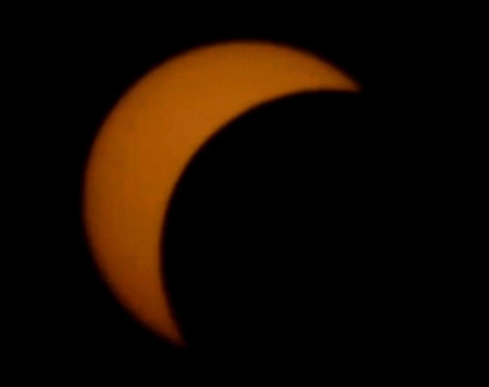 L'eclisse solare a Torino vista da Superga [video]