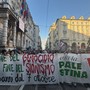 Torino, corteo pro Pal a Torino [video]