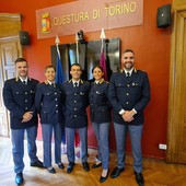Cinque nuovi funzionari della Polizia alla Questura torinese