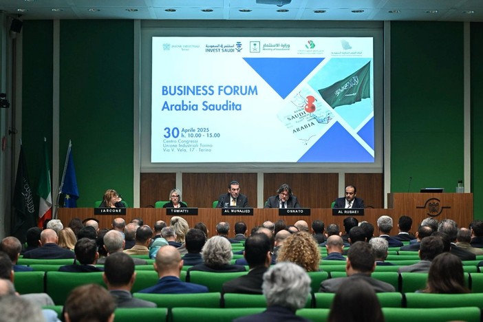 Il Saudi-Italia business forum, gli investitori dell'Arabia Saudita incontrano le imprese piemontesi
