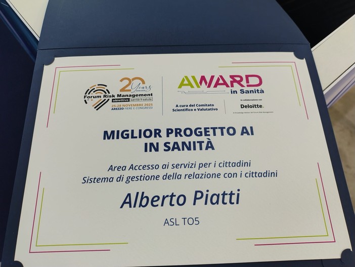 AslTO5, il progetto di intelligenza artificiale premiato all’AI Award 2025