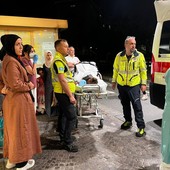 Arrivati al Regina Margherita di Torino Aser, Maryam e Asaad, i tre bambini di Gaza in Italia per cure urgenti