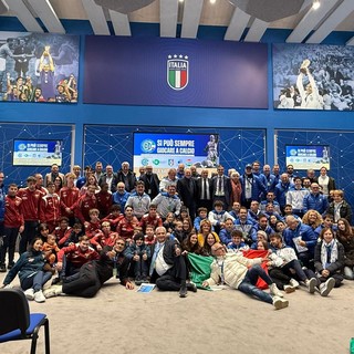 La squadra 100% UGI Torino ospite della Nazionale italiana a Coverciano