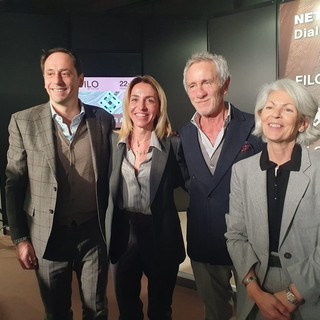 Elena Chiorino, assessore alla Formazione, Istruzione e Lavoro della Regione Piemonte, ospite alla cerimonia inaugurale della 59a edizione di FILO, il Salone internazionale dedicato a fibre e filati, ospitato nel Centro Congressi &quot;Allianz MiCo&quot; a Milano