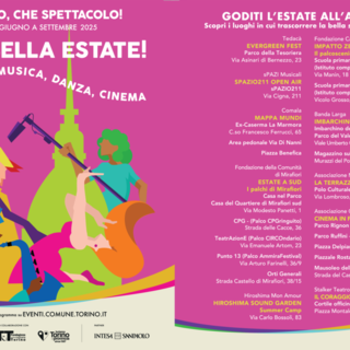 Torino, che spettacolo! Ecco la programmazione dei punti estivi